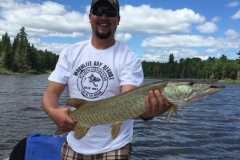 Basil Island Musky Guided Trip Structure Location – Lake of the Woods