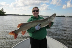 Poplar Island Core Run Musky Mid Depth Trolling – Lake of the Woods