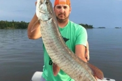 Three Pine Island Eastern Musky Exploding Waters at Calm Bay – Lake of the Woods