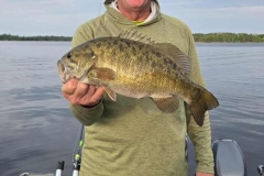 Casting Soft Plastics Smallmouth Bass Big Marsh Island Calm Water – Lake of the Woods
