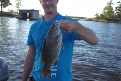 Rabbit Island Trophy Waters Smallmouth Bass Fall Jigging Structure – Lake of the Woods